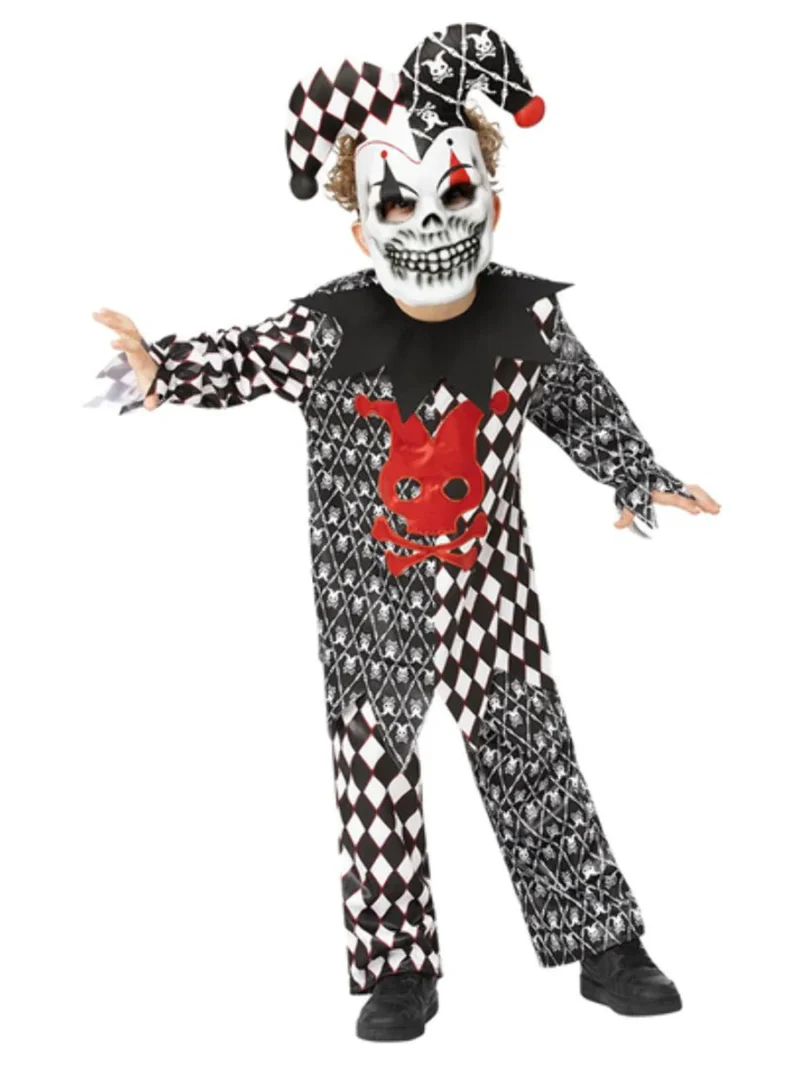 Evil Jester Children’s Halloween Fancy Dress Costume
