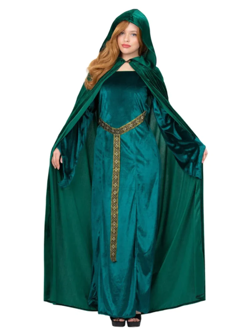 Deluxe Adult Cloak Emerald Green