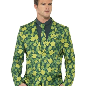 Shamrock Blazer Jacket Men's Fancy Dress Costume
