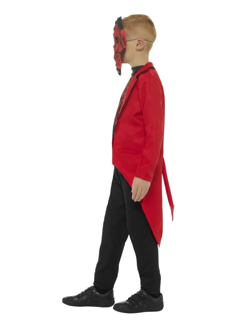Deluxe Day Of The Dead Devil Boy Children's Fancy Dress Costume - Image 3