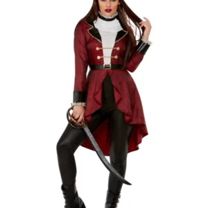 Deluxe Swashbuckler Pirate Ladies Fancy Dress Costume