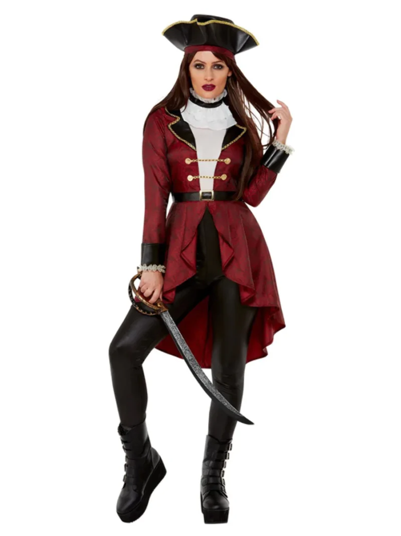 Deluxe Swashbuckler Pirate Ladies Fancy Dress Costume