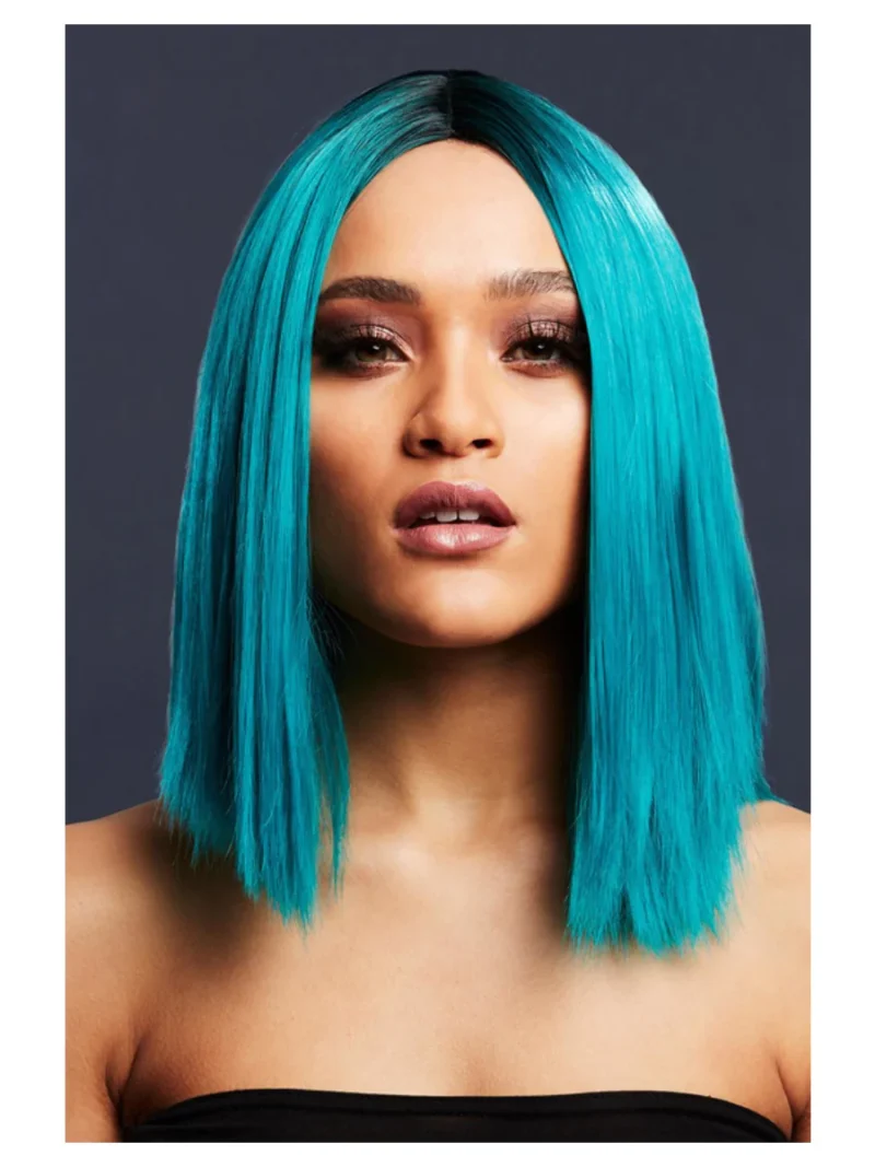 Fever Kylie Wig, Two Toned Blend, Teal