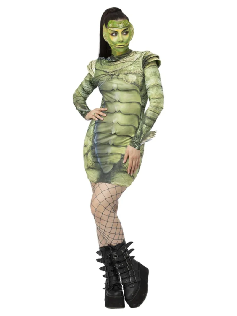 Universal Monsters Creature From The Black Lagoon Ladies Fancy Dress Costume