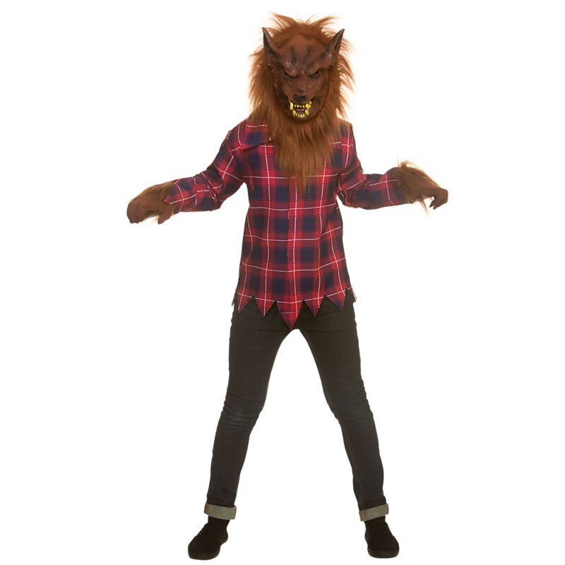 Scary Werewolf Halloween Boys Fancy Dress Costume
