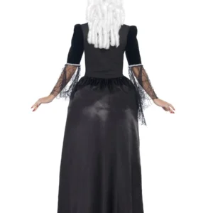 Black Widow Baroness Ladies Halloween Fancy Dress Costume - Image 3