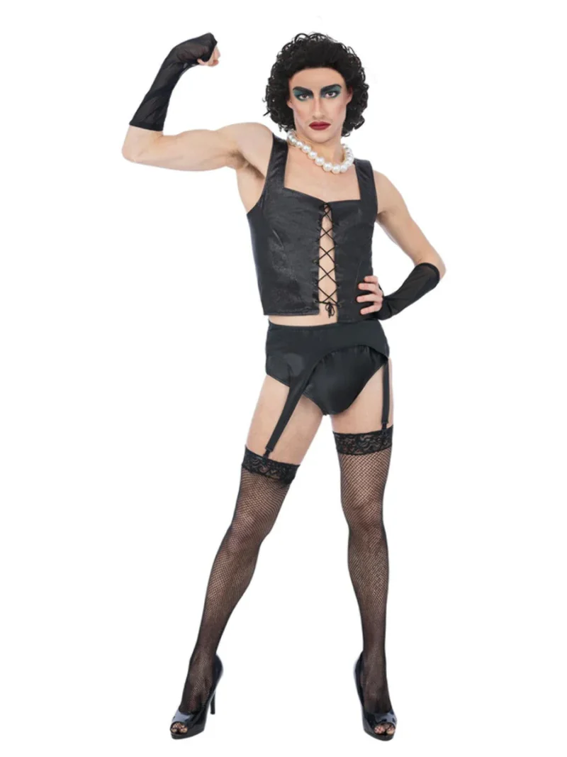 Rocky Horror Frank n Furter Mens Fancy Dress Costume