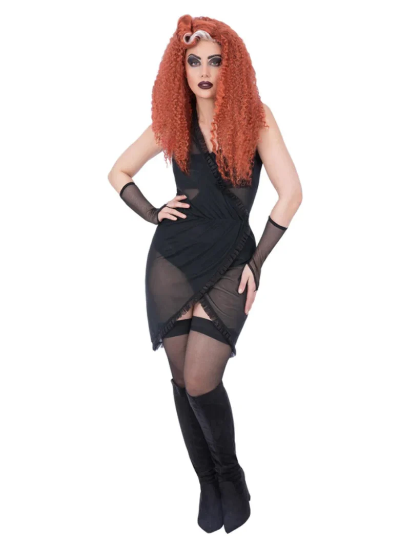 Rocky Horror Show Magenta Ladies Fancy Dress Costume - Image 2