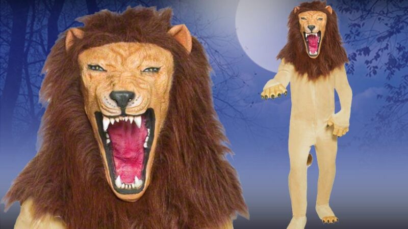 Cirque Sinister Vicious Circus Lion Adult Fancy Dress Costume - Image 3