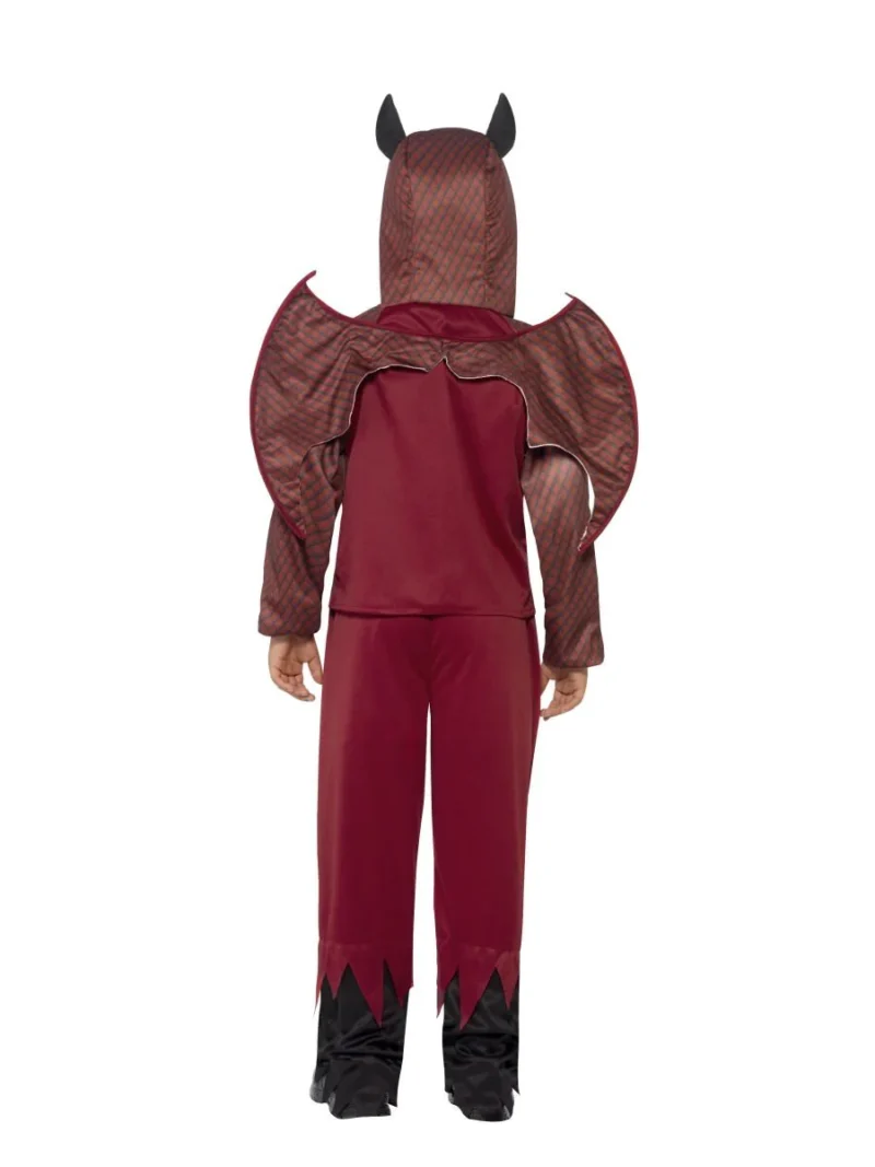 Deluxe Devil Boy Children's Halloween Fancy Dress Costume - Image 2