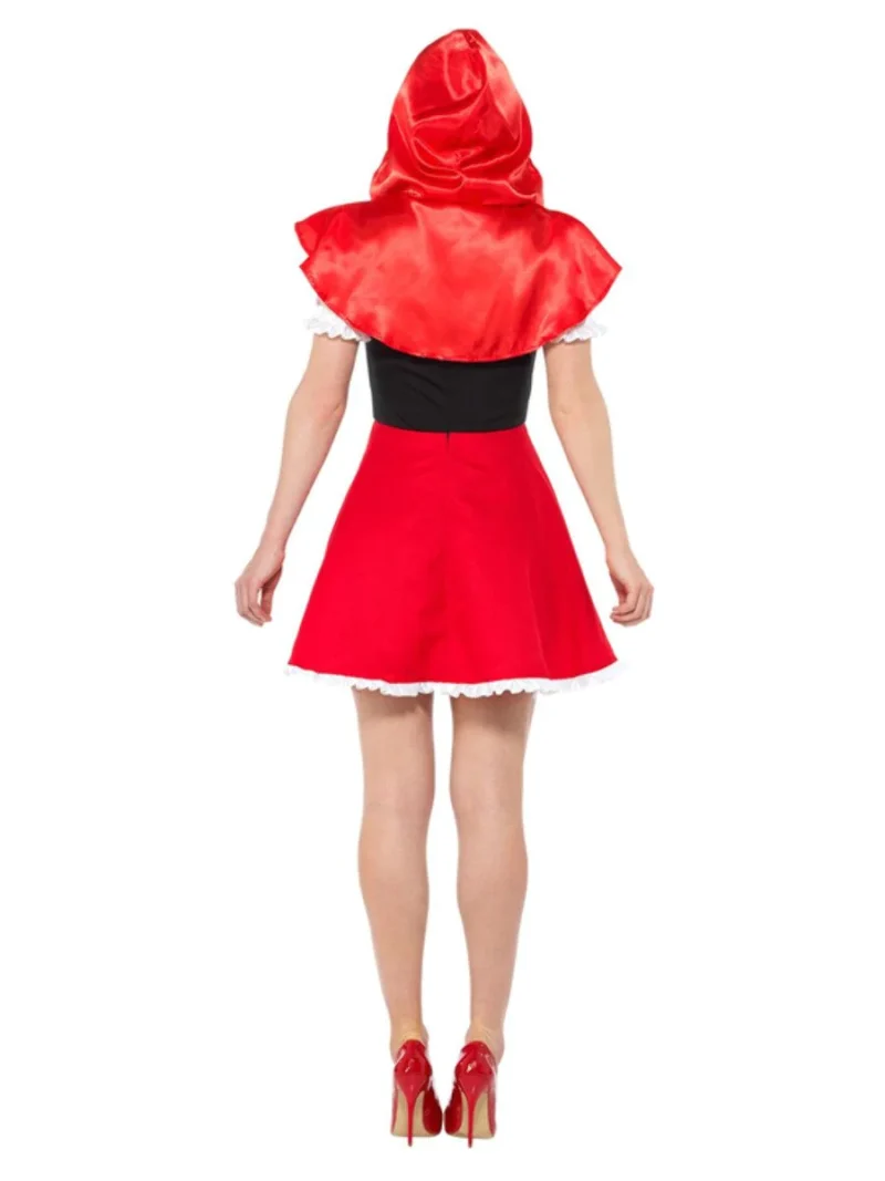 Red Riding Hood Lady Ladies Fancy Dress Costume - Image 3