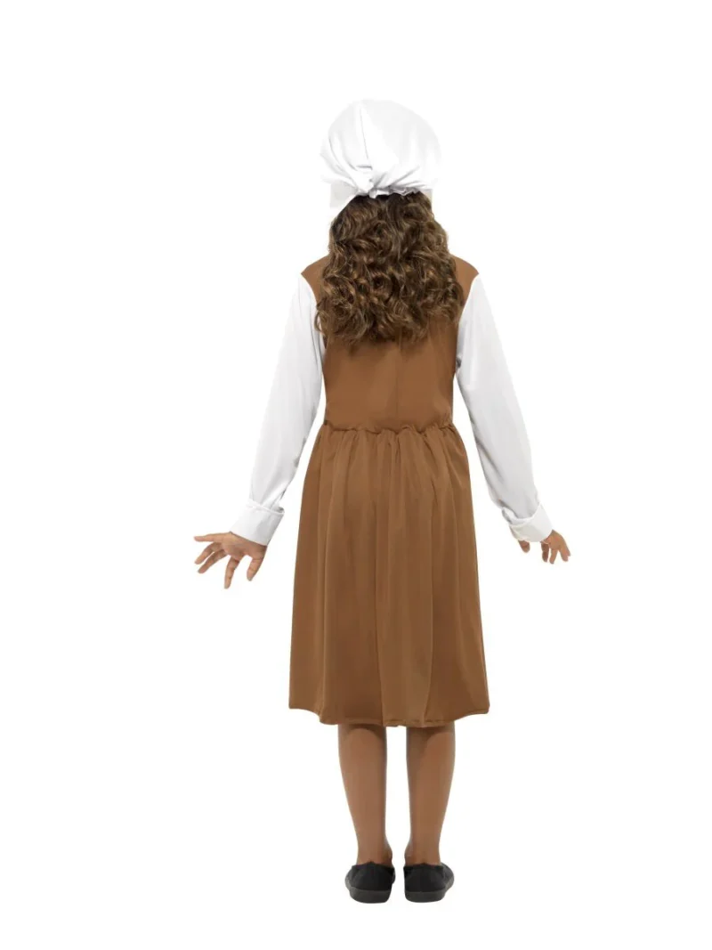 Tudor Girl Children's Fancy Dress Costume - Image 3