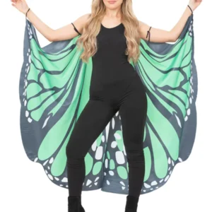 Fabric Butterfly Wings, Green - Image 2