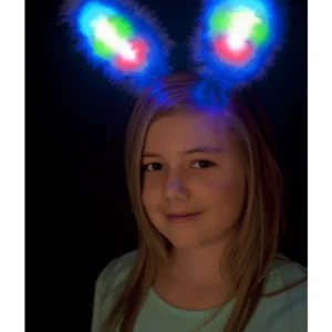 LED Bunny Ears, Blue