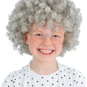 Kids Granny Perm Wig - Image 2