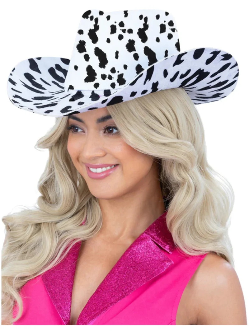Cow Print Cowbot Hat - Image 2