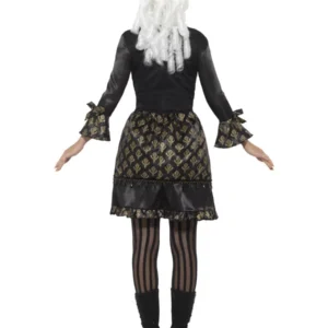 Deluxe Masquerade Lady Ladies Fancy Dress Costume - Image 2