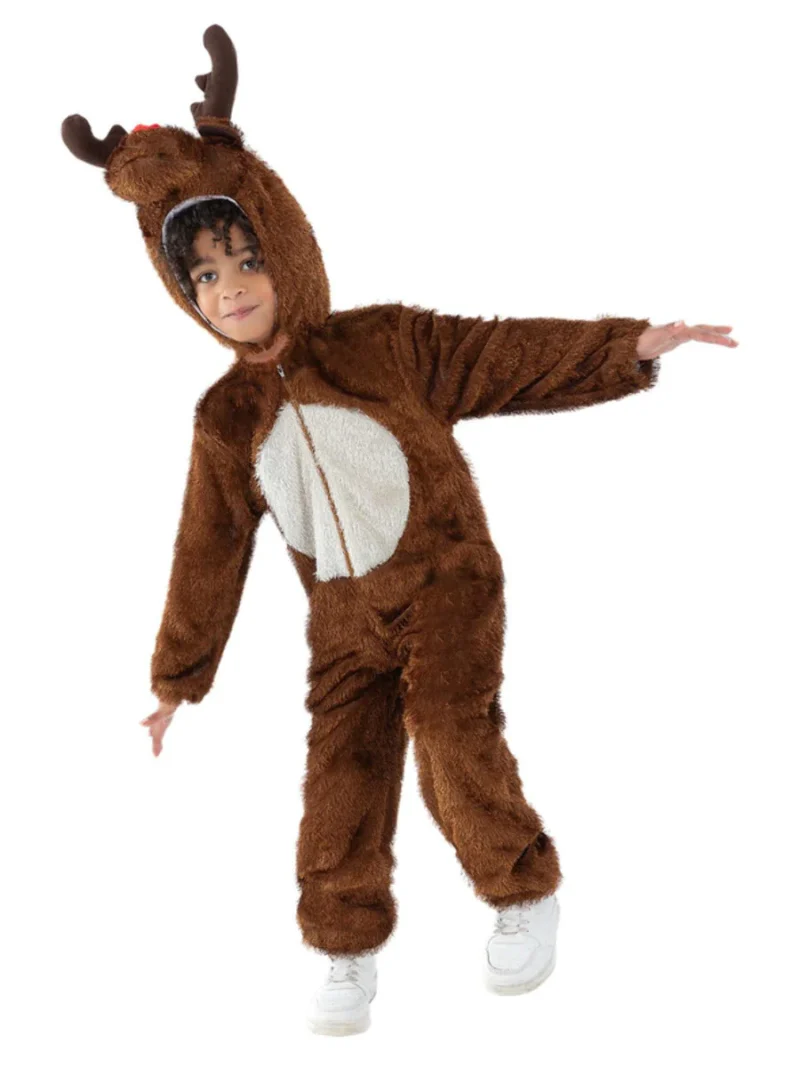Reindeer Childrens Fancy Dress Costume - Image 2