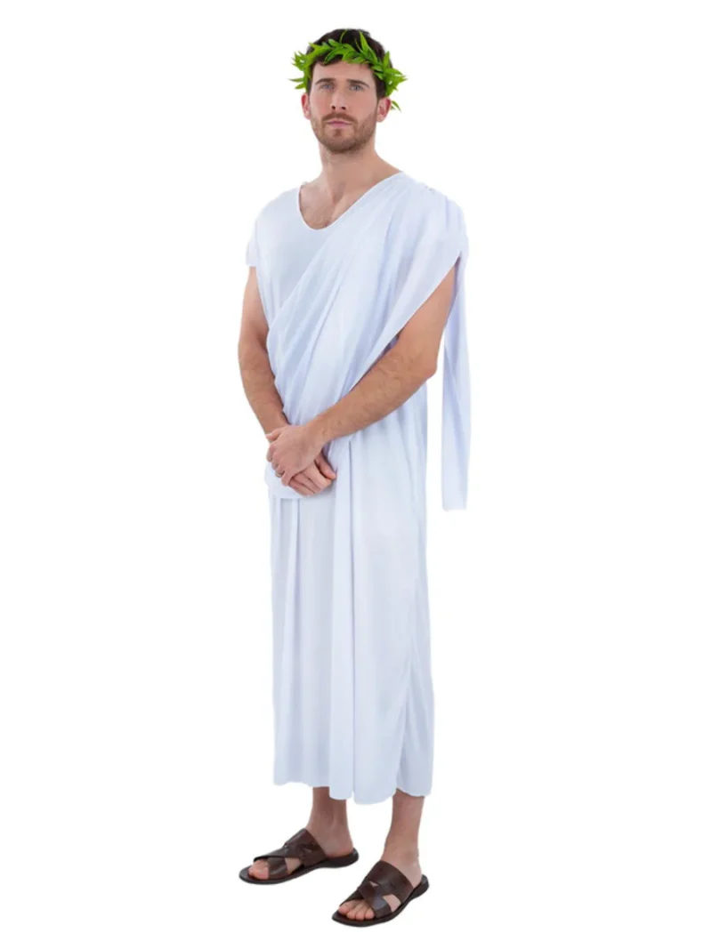 Greek Toga Unisex Fancy Dress Costume - Image 2