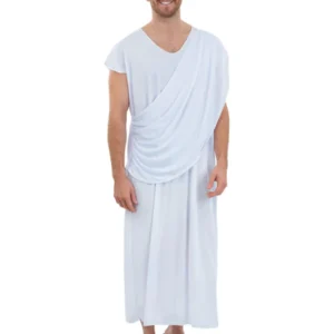 Greek Toga Unisex Fancy Dress Costume Fancy Dress Costume - Main Image