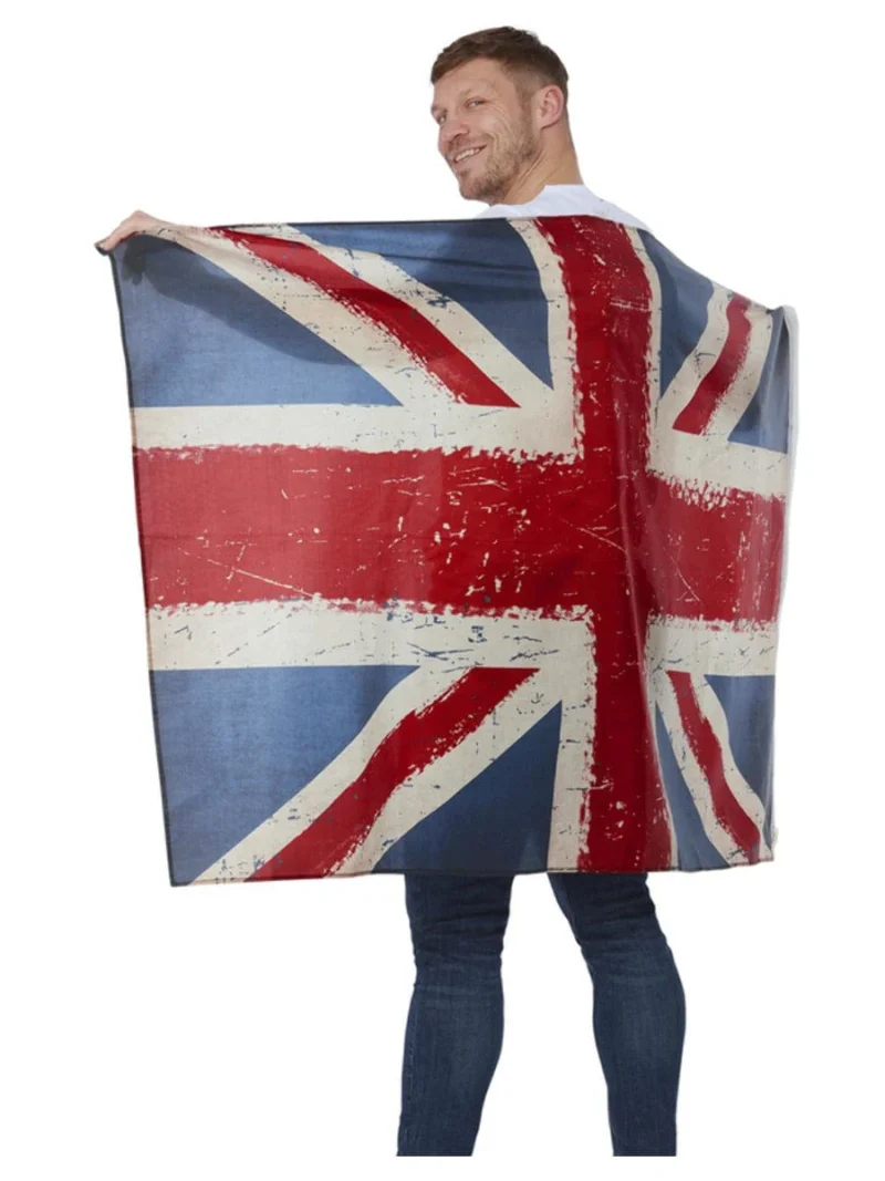 Union Jack Vintage Style Print Flag - Image 2