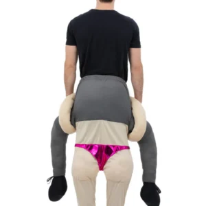 Piggyback Stripper/Dancer Unisex Fancy Dress Costume - Image 2