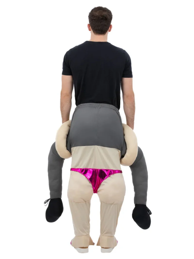 Piggyback Stripper/Dancer Unisex Fancy Dress Costume - Image 2