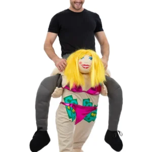 Piggyback Stripper/Dancer Unisex Fancy Dress Costume