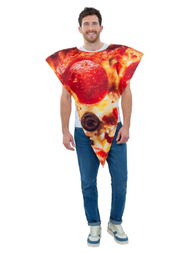 Pizza Slice Unisex Costume, Poncho - Image 2