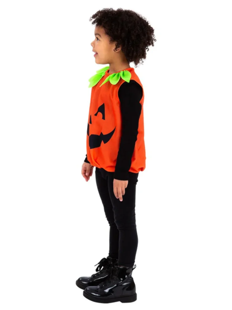 Toddler Pumpkin Tabard Childrens Fancy Dress Costume - Image 2