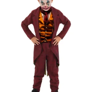 Modern Trickster (Joker) Childrens Halloween Fancy Dress Costume