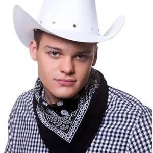 Texan Cowboy Hat, White - Image 2