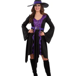 Practical Spell Witch Halloween Ladies Fancy Dress Costume