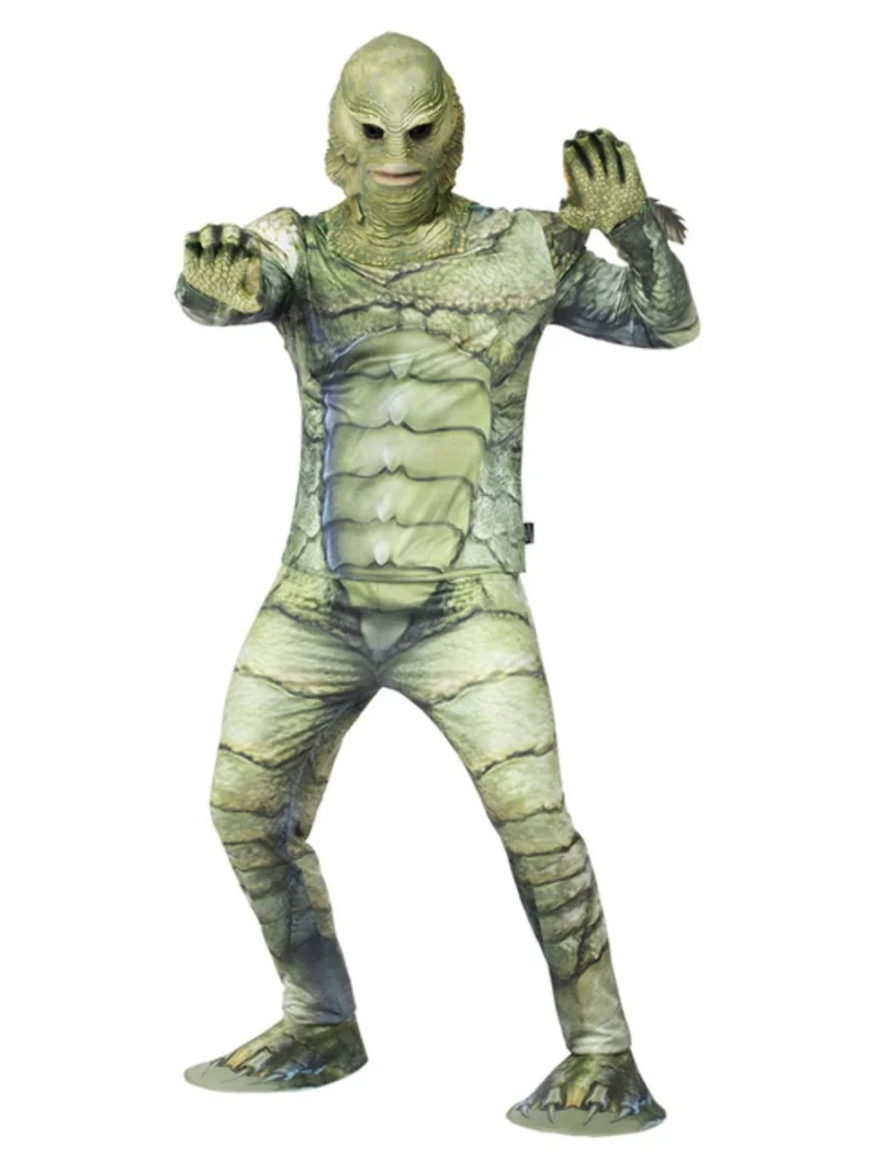 Universal Classic Monster Creature From The Black Lagoon Mens Fancy Dress Costume - Image 2