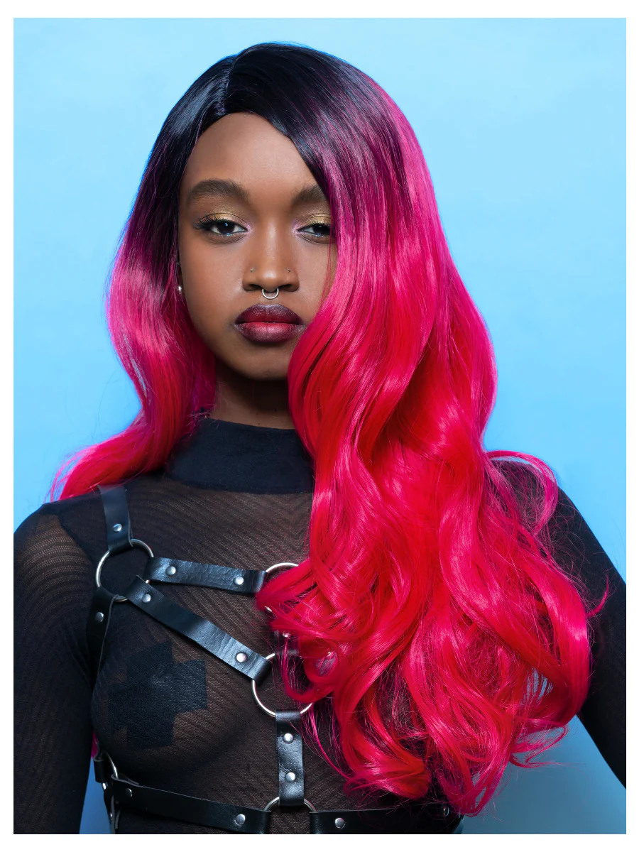 Pink wig ombre shop