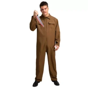 Psycho Killer Boiler Suit (Michael Myers) Men's Halloween Fancy Dress Costume