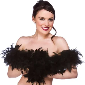 Feather Boa 60gm/1.7m Black