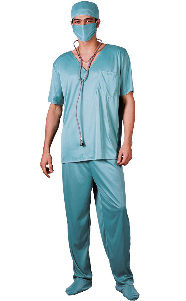 E.R Surgeon Mens Fancy Dress Costume
