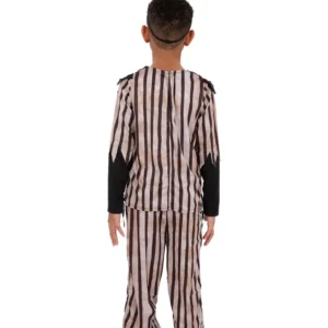 Dark Vintage Clown Halloween Childrens Fancy Dress Costume - Image 3