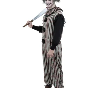 Dark Vintage Clown (Terrifier) Unisex Halloween Fancy Dress Costume - Image 2