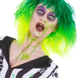 Smiffys Make-Up FX, Beetlejuice Green Spray Blood, 28ml