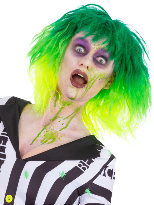 Smiffys Make-Up FX, Beetlejuice Green Spray Blood, 28ml