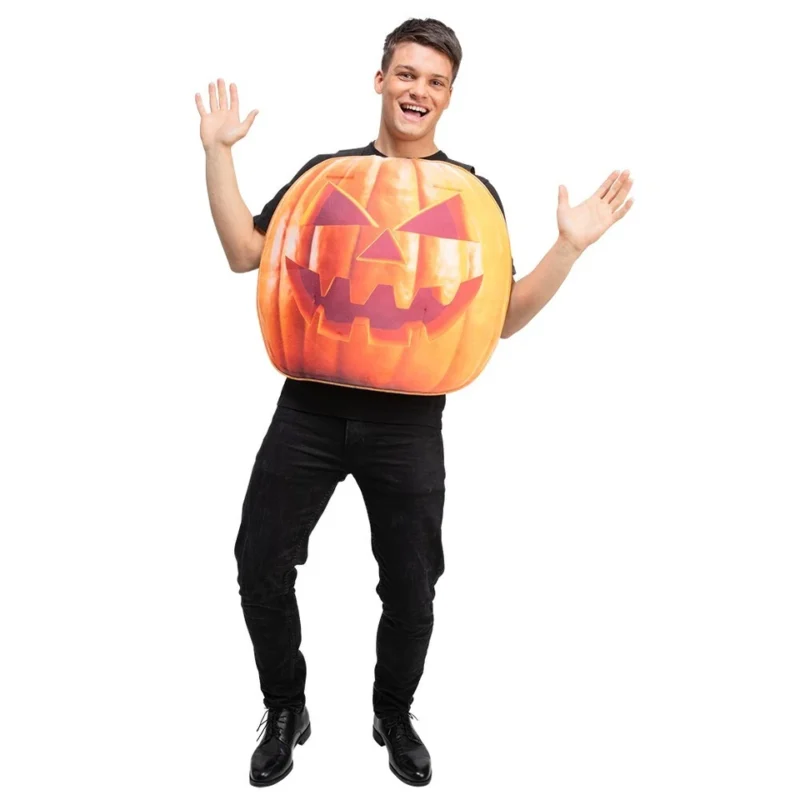 Pumpkin / Jack-o'-Lantern Unisex Halloween Fancy Dress Costume - Image 2