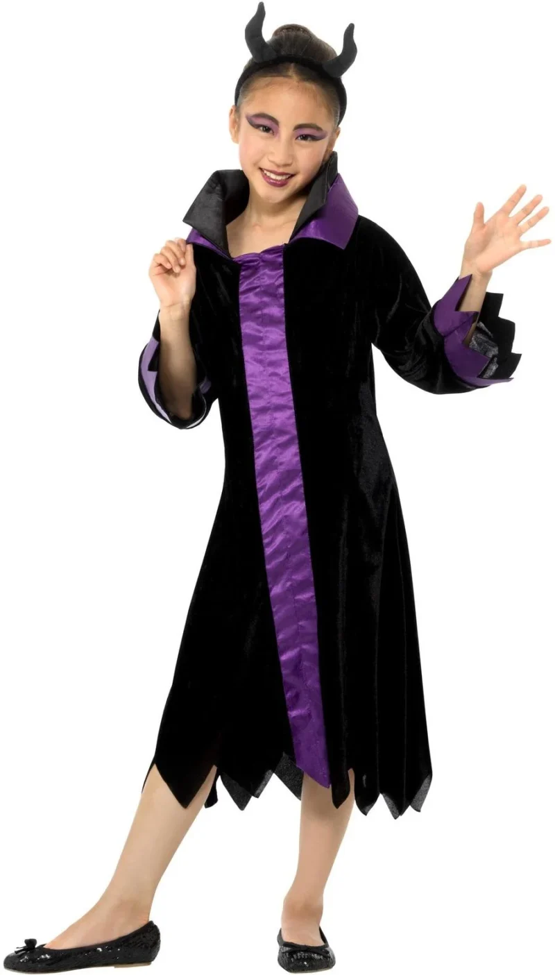 Evil Queen Childrens Halloween Fancy Dress Costume