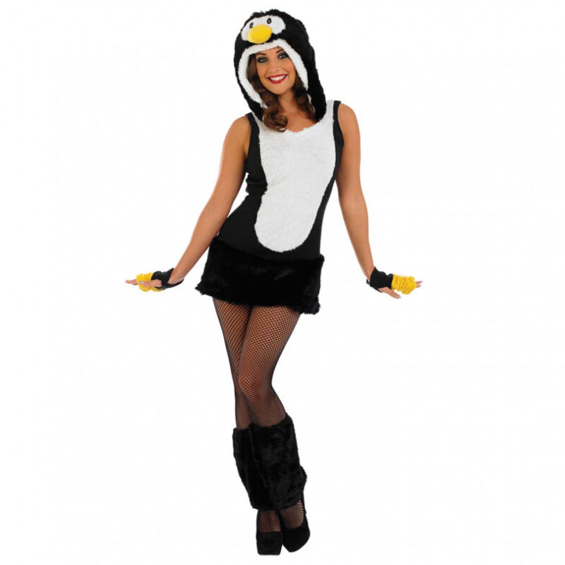 Sexy Penguin Ladies Fancy Dress Costume