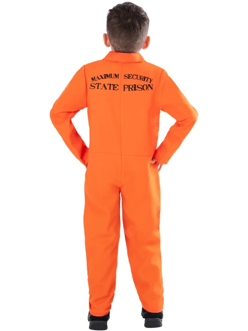 Escaped Prisoner/Convict Unisex Childrens Fancy Dress Costume - Image 2