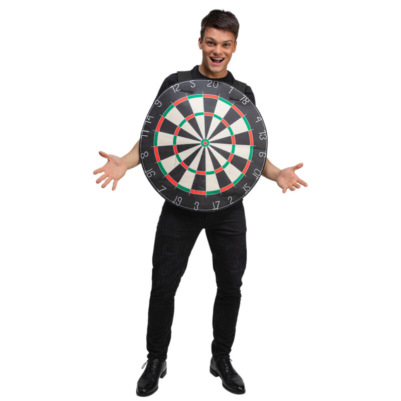 Funny Darts Board Novelty Unisex Fancy Dress Costume