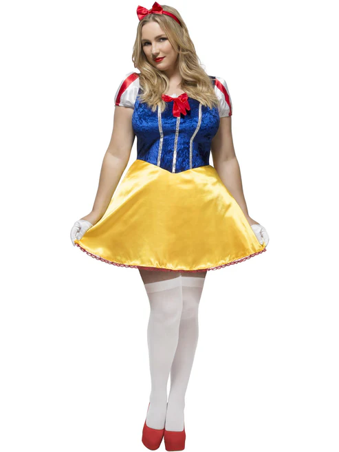 Fever Curves Fairytale (Snow White) Ladies Fancy Dress Costume