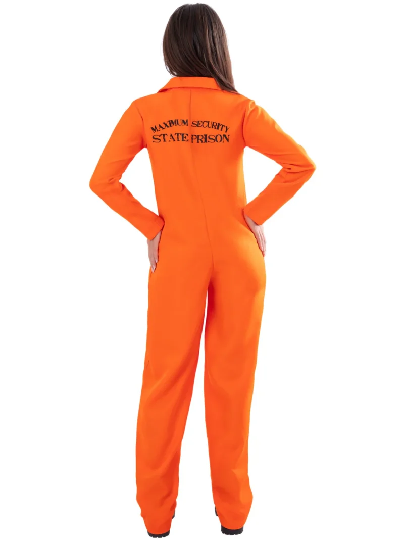 Escaped Prisoner Ladies Fancy Dress Costume - Image 3