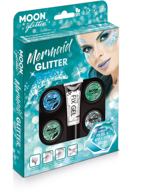 Moon Glitter Mermaid Glitter Kit, Assorted Boxset